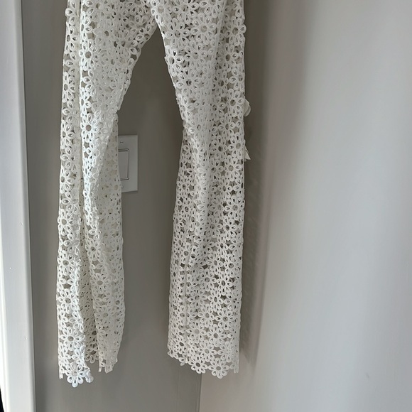 TRINA TURK
Chateau Floral Mesh Cover-Up Pants in Vanilla - Picture 5 of 10